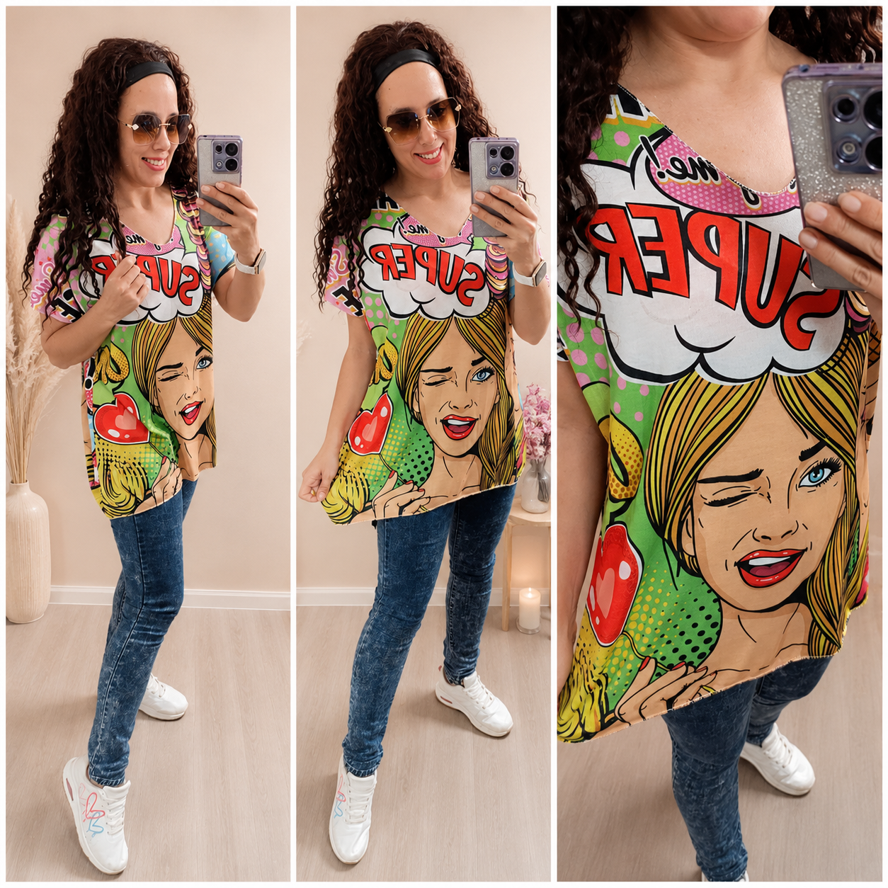 Obrázek Svetříková tunika Komiks 
